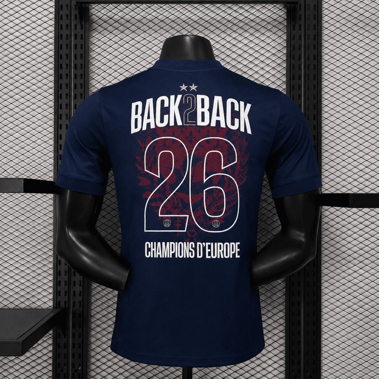 Maillot Player 25/26 PSG Domicile Back 2 Back ⭐⭐